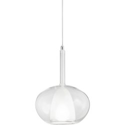 Giberti Luce Pendellampe Carina Grau Glas 22 cm 33.5 cm - Pendellampe