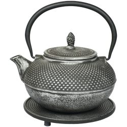 Teekanne Therese Grau Eisen 1.5 l - Farbe: stahl - Material: Gusseisen - Teekanne