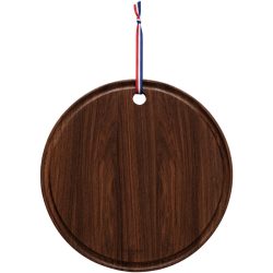 DEGRENNE Servierbrett Les Essences Braun Holz 29.4 cm 29.4 cm - Material: Nussbaumholz - Servierbrett