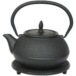 Teekanne Therese Schwarz Eisen 0.6 l - Material: Gusseisen - Teekanne