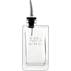 BORMIOLI LUIGI Öl- und Essigspender Optima Transparent Glas 7.4 cm 14.3 cm - Öl- und Essigspender
