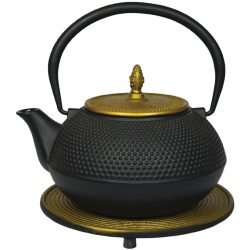 Teekanne Therese Gold/Schwarz Eisen 1.2 l - Material: Gusseisen - Teekanne