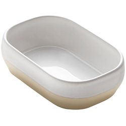 DEGRENNE Auflaufform Bahia Braun/Weiss Keramik 10.7 cm 4.4 cm - Farbe: weiss/braun - Material: Stoneware - Auflaufform