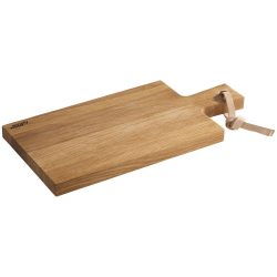 APS Servierbrett Simply Wood Braun Holz 17 cm 35 cm - Material: Eiche - Servierbrett