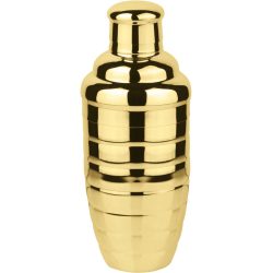 Cocktailshaker Cocktail Gold Stahl 20.5 cm 8.8 cm - Farbe: goldfarben - Material: Chromnickelstahl - Cocktailshaker