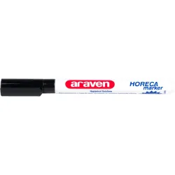 Araven Marker; Schriftbreite 1 mm; schwarz