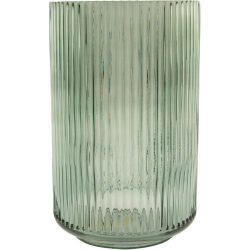 POINT-VIRGULE Windlicht Lamazère Grün Glas 12 cm 19.3 cm - Windlicht