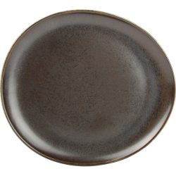 Fine2Dine Teller flach Ceres Black Braun Porzellan - Teller flach