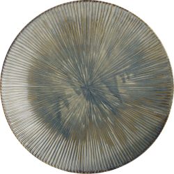 Fine2Dine Schale Halo Blau/Braun Porzellan 40 cm 5 cm - Farbe: braun/blau - Schale
