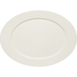 BAUSCHER Teller oval Purity Weiss Porzellan 27.8 cm 37.9 cm - Teller oval