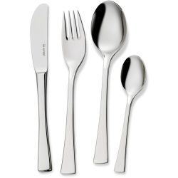 Berndorf Besteck-Set 24-tlg. Harmony Silber Edelstahl Rostfrei 18/10 - Material: 18/10 Edelstahl - Besteck-Set 24-tlg.