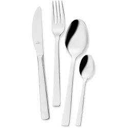 Berndorf Besteck-Set 24-tlg. Spirit Silber Edelstahl Rostfrei 18/10 - Material: 18/10 Edelstahl - Besteck-Set 24-tlg.