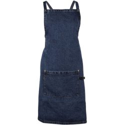 ZICZAC Küchenschürze Denim Blau Stoff 85 cm 75 cm - Material: Jeans - Küchenschürze