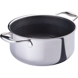 Berndorf Kochtopf Cellresist Ceramic Grau Edelstahl 22 cm 9.8 cm 22 cm - Material: 18/10 Edelstahl - Kochtopf