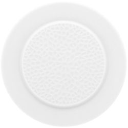 DEGRENNE Teller flach Collection L Fragment Weiss Porzellan 14 cm - Teller flach