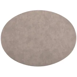ZICZAC Tischset Troja Grau Kunstleder 33 x 45 cm - Tischset