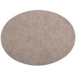 ZICZAC Tischset Troja Grau Kunstleder 33 x 45 cm - Tischset