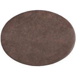 ZICZAC Tischset Troja Braun Kunstleder 33 x 45 cm - Tischset