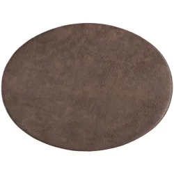 ZICZAC Tischset Troja Braun Kunstleder 33 x 45 cm - Tischset
