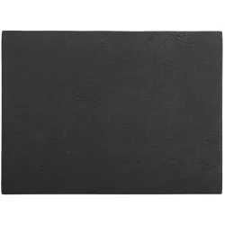 ZICZAC Tischset Troja Schwarz Kunstleder 33 x 45 cm - Tischset