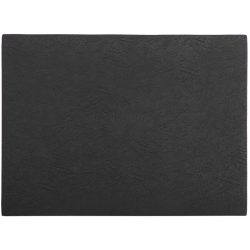 ZICZAC Tischset Troja Schwarz Kunstleder 33 x 45 cm - Tischset