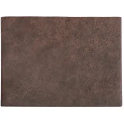 ZICZAC Tischset Troja Braun Kunstleder 33 x 45 cm - Tischset