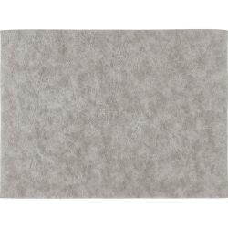 ZICZAC Tischset Troja Grau Kunstleder 33 x 45 cm - Tischset