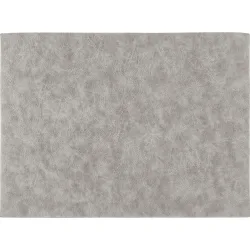 ZICZAC Tischset Troja Grau Kunstleder 33 x 45 cm - Tischset