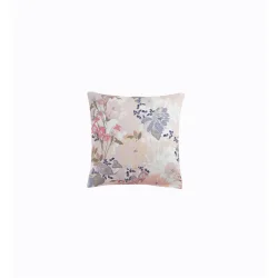 Kas, Kas - Jardin Kissenbezug, Jardin Kissenbezug mit Blumenmuster, 65 x 65 cm, Multicolor