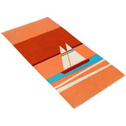Vossen Strandtuch Sylt Gelb Baumwolle 85 cm 160 cm - Strandtuch