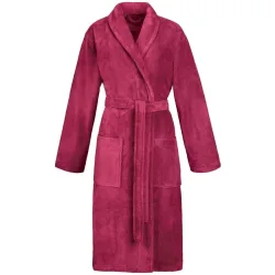 VOSSEN - Pico Bademantel, für Damen, Weinrot, Größe S