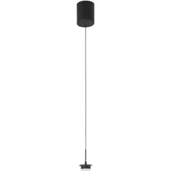 Pendellampe Cara Schwarz Metall 9 cm - LED - Lichtfarbe: Extra warmweiss - Helles Neutralweiss - Pendellampe- LED Energiesparlampe