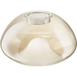 Lampenschirm Isa Braun Glas 18 cm 11 cm - Farbe: cognac - Lampenschirm