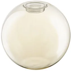 Lampenschirm Amelia Braun Glas 20 cm - Farbe: cognac - Lampenschirm
