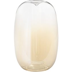 Lampenschirm Fiora Braun Glas 13 cm 20 cm - Farbe: cognac - Lampenschirm