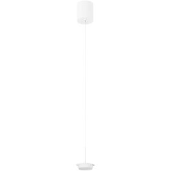 Pendellampe Cara Weiss Metall 9 cm 200 cm - LED - Lichtfarbe: Extra warmweiss - Helles Neutralweiss - Pendellampe- LED Energiesparlampe