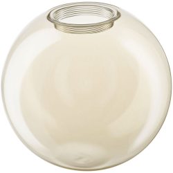 Lampenschirm Amelia Braun Glas 25 cm - Farbe: cognac - Lampenschirm