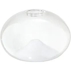 Lampenschirm Isa Transparent Glas 33 cm 20 cm - Lampenschirm