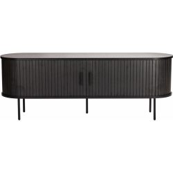Lowboard Remox Schwarz MDF 150 cm 55 cm 40 cm - Material: Melamin - Lowboard