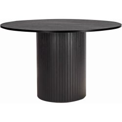 Esstisch rund Orlen Schwarz Kunststoff 120 cm - Material: Melamin - Esstisch rund