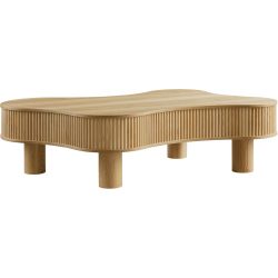 Salontisch Miova Braun Holz 116 cm - Farbe: natur - Material: MDF - Salontisch