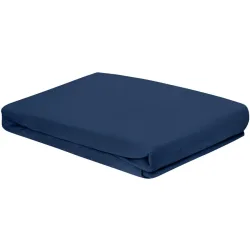 Fixleintuch Pia 90x200cm marine - Material: 100% Bio-Baumwolle GOTS