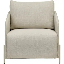 LIVIQUE, Loungesessel Cala beige Polyester B 75 T 81 cm - Loungesessel