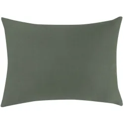 Kissenbezug Leana Grün Leinen 50 cm 70 cm - Material: 100% Leinen - Kissenbezug