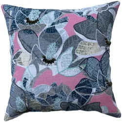 Zierkissen B26 Debra 45x45cm blau - Farbe: bunt - Material: Polyester - Zierkissen