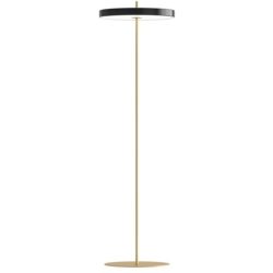 UMAGE Stehlampe Asteria Schwarz Aluminium/Stahl 31 cm 151 cm - Farbe: messing/schwarz - LED - Lichtfarbe: Warmweiss - Stehlampe- LED Energiesparlampe