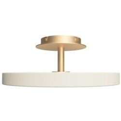 UMAGE Deckenlampe Asteria Stahl messing/weiss - LED - Lichtfarbe: Warmweiss - Deckenlampe- LED Energiesparlampe