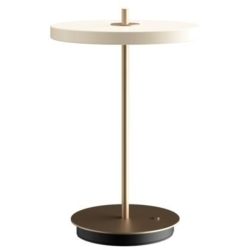 UMAGE Tischlampe Asteria Weiss/Gold Aluminium/Stahl 20 cm 20 cm - Farbe: messing/weiss - LED - Lichtfarbe: Warmweiss - Tischlampe- LED