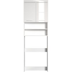 Badmöbel Clairo Weiss Holz 63 cm 24 cm 187 cm - Material: Holzwerkstoff - Badmöbel