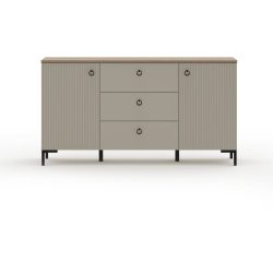 Sideboard Flicker Braun/Grau Holzwerkstoff 150 cm 81 cm - Farbe: taupe - Sideboard